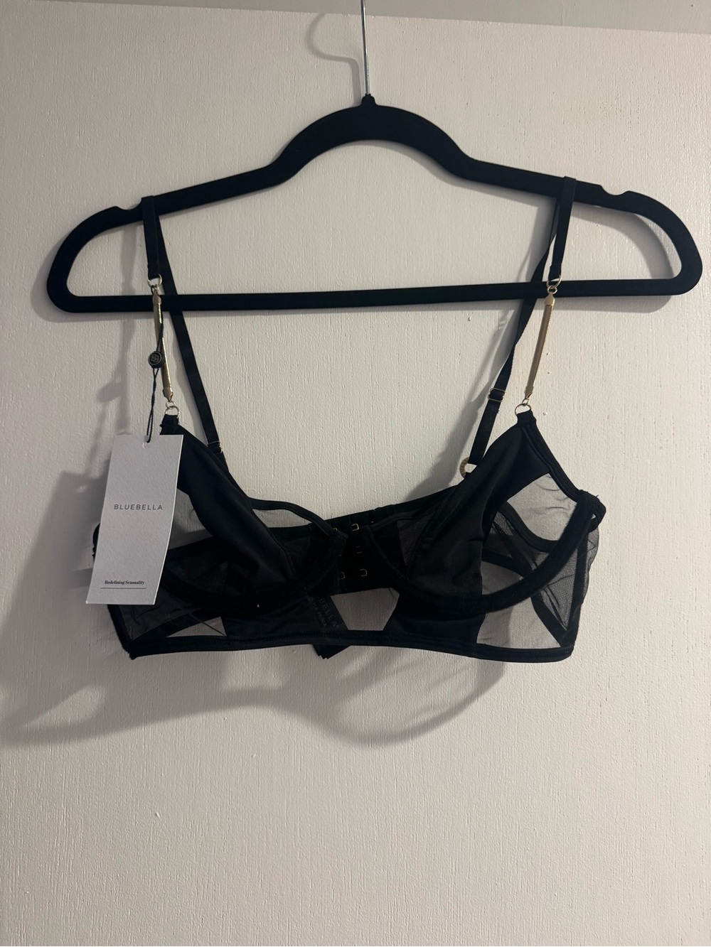 Bluebella Women’s Lingerie Raine Wired Longline Bra Black 34A NWT New With Tags